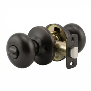 CERRADURA POMO PISTILLO NEGRO