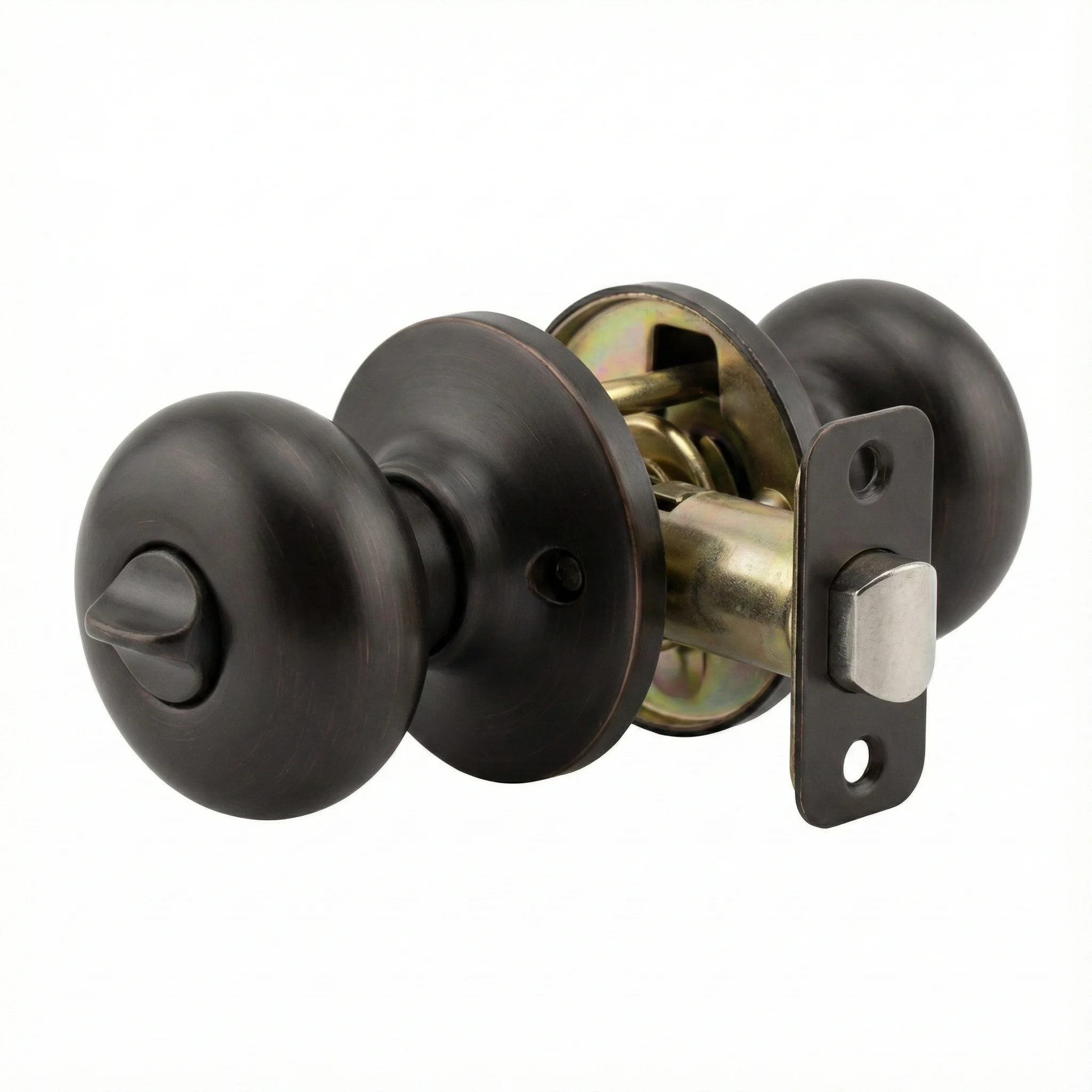 CERRADURA POMO PISTILLO NEGRO