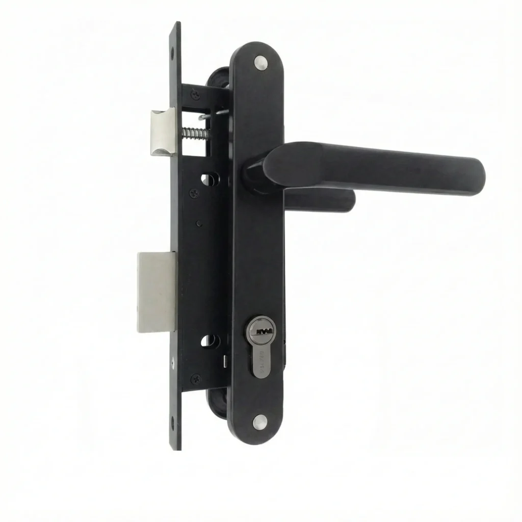 CERRADURA EURO PTV NEGRA