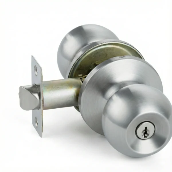 CERRADURA DE POMO PISTILLO Y LLAVE PLOMO